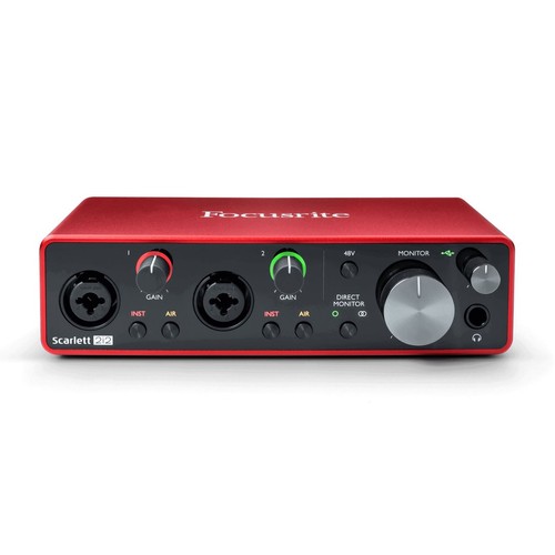 Focusrite scarlett 2i2 - focusrite, [3rd